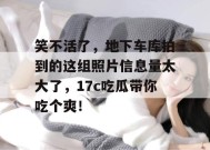 笑不活了，地下车库拍到的这组照片信息量太大了，17c吃瓜带你吃个爽！